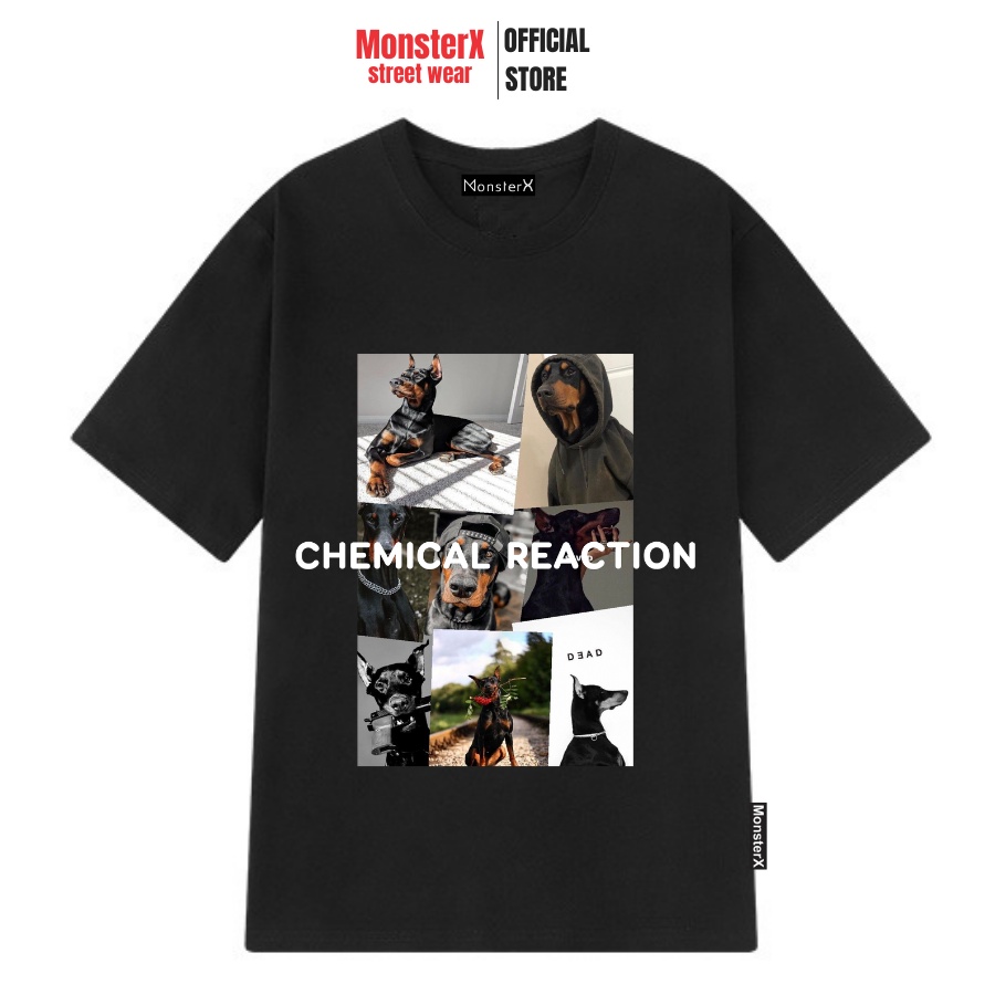 Áo thun unisex MONSTER X STREET Chemical Dog phông tay lỡ nam nữ form rộng Local Brand