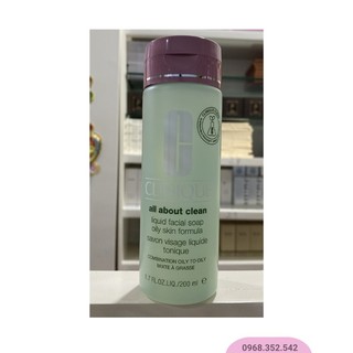 Sữa Rửa Mặt Cho Da Dầu Clinique 200ml