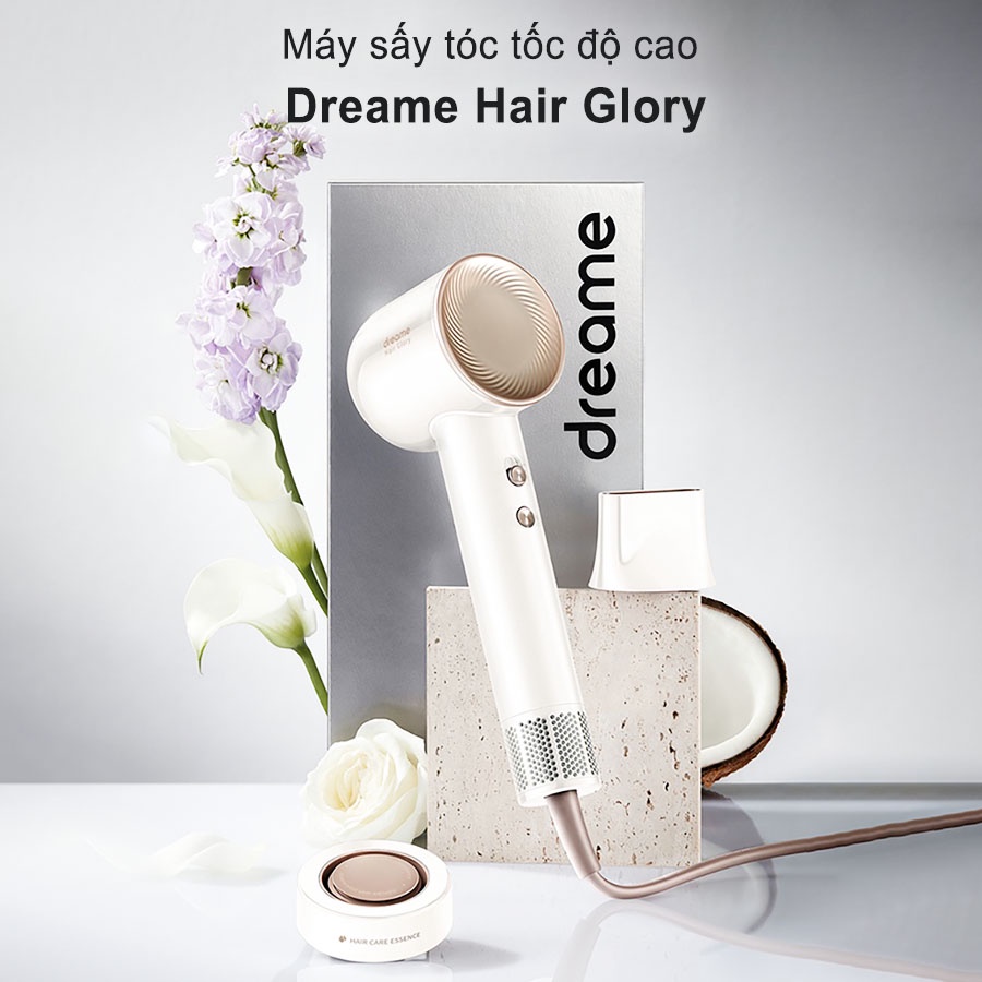 Máy sấy tóc Dreame Hair Glory - Công nghệ ion âm cho tóc óng mượt - Hàng Chính hãng - Bảo hành 12 tháng
