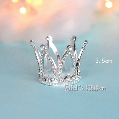 Vương miện mini nhiều đá BẠC
