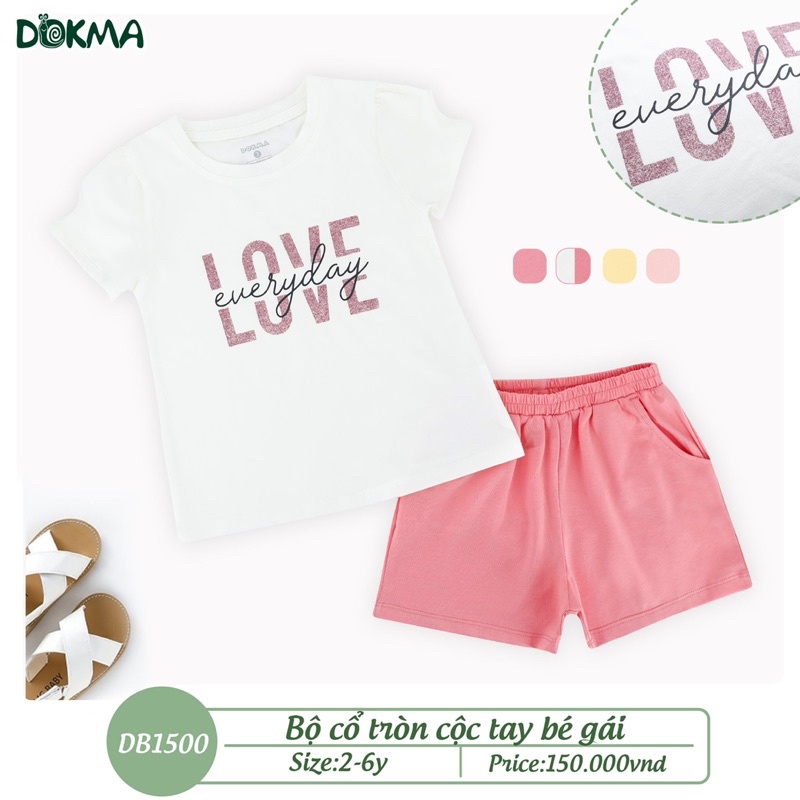 Bộ bé gái 2-6T Dokma
