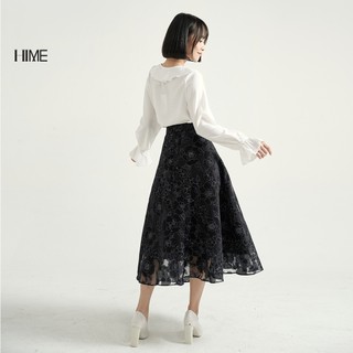 Áo cổ bèo đan dây HIME H065