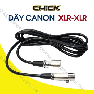 Dây cáp kết nối âm thanh CANON XLR-XLR , XLR-3.5 DÀI 2.5m, Dây canon đực cái