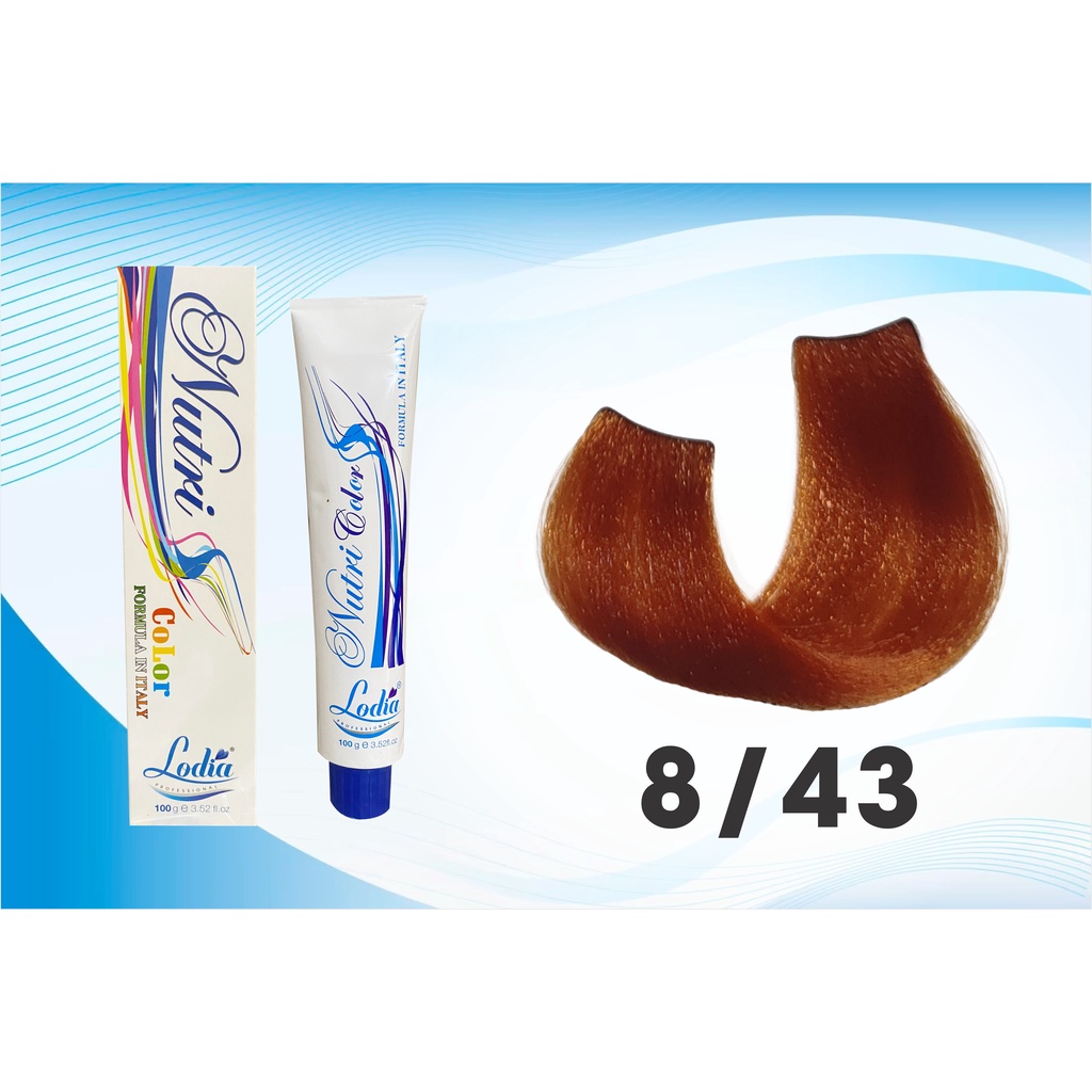 Thuốc nhuộm tóc màu Cam San Hô,Cam Dạ Quang, Nâu Đồng,Nâu Đồng Vàng,Thuốc nhuộm Lodia 100ml