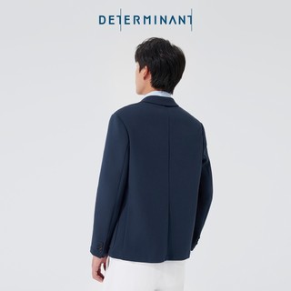 Áo khoác nam blazer Cotton Polyester chuẩn form chống nhăn thương hiệu Determinant - màu Xanh Navy 1609NZ 