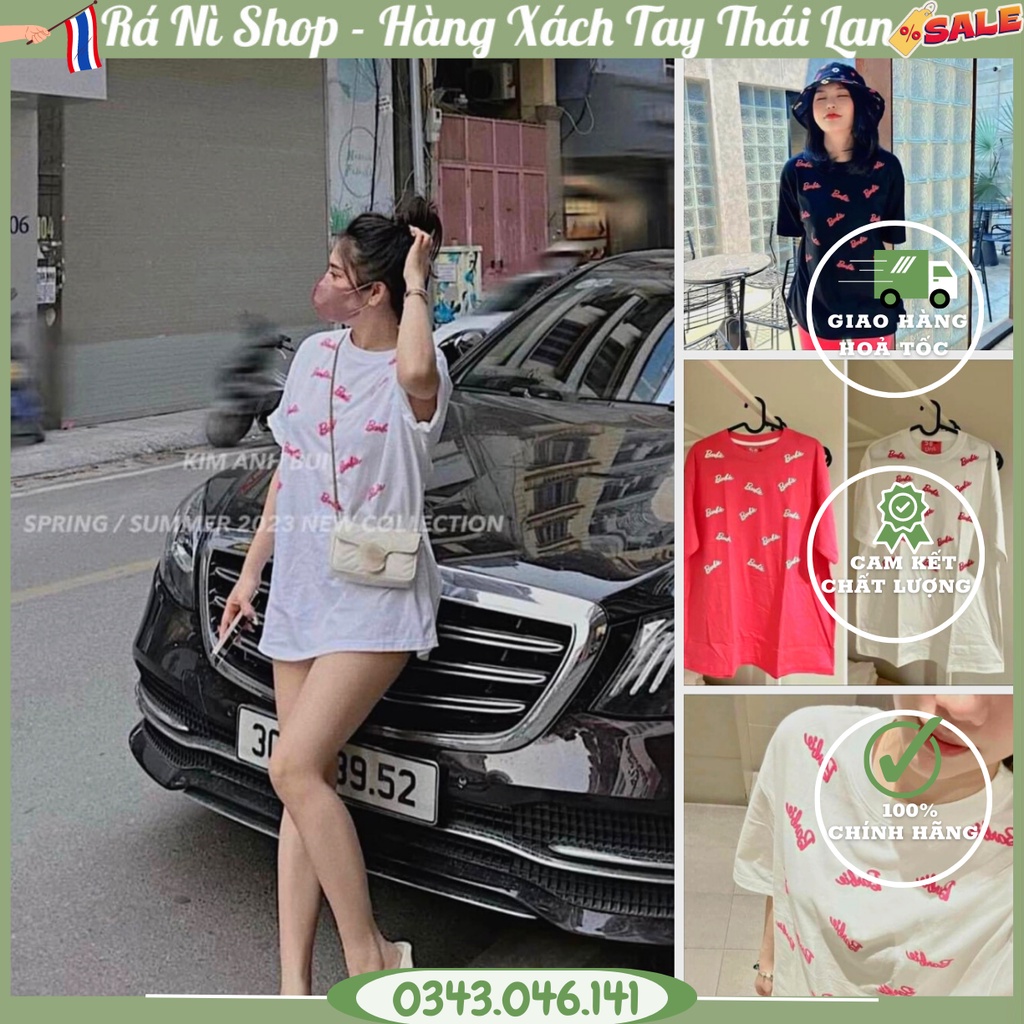 ÁO THUN FREESIZE MÀU SẮC IN HÌNH SO CUTE ÁO THUN BARBIE CHUẨN THÁI LAN