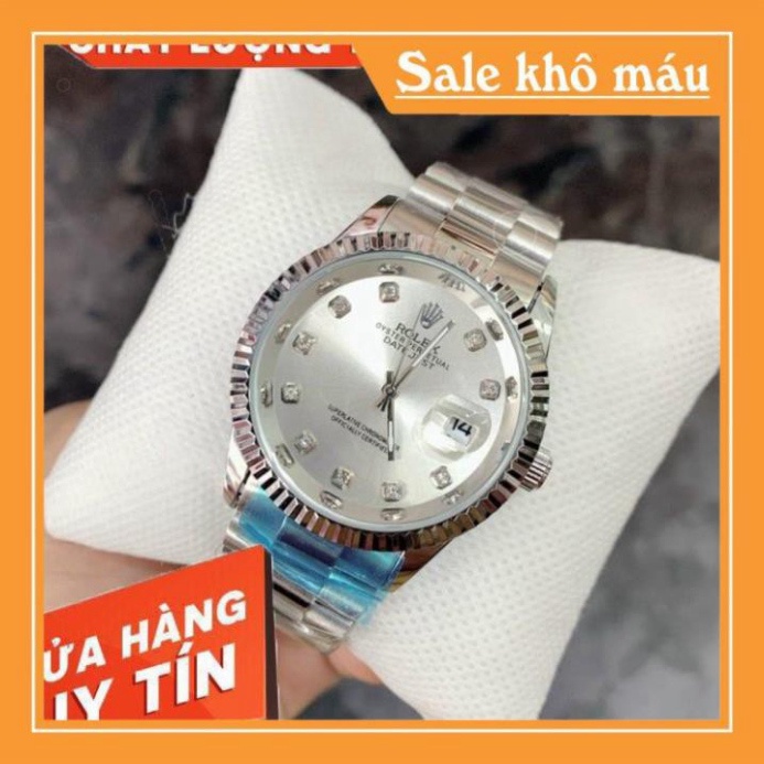 Đồng Nam Rolex mã RL1506 dây đặc nguyên khối, mạ không rỉ, dây full vàng - bảo hành 12 tháng