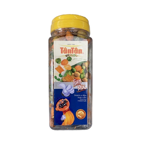 Đậu Phộng Tân Tân Hũ 190g Snack và Đậu Thập Cẩm/Đậu Hà Lan Wasabi....