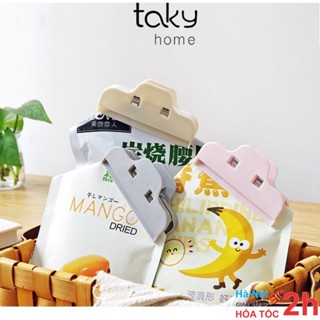 Kẹp Miệng Túi Bảo Quản Túi Bánh Kẹo, Túi Hạt, Túi Đồ Thực Phẩm, Túi Đồ Ăn Đã Mở, Tiện Dụng Thông Minh. TakyHome 5210