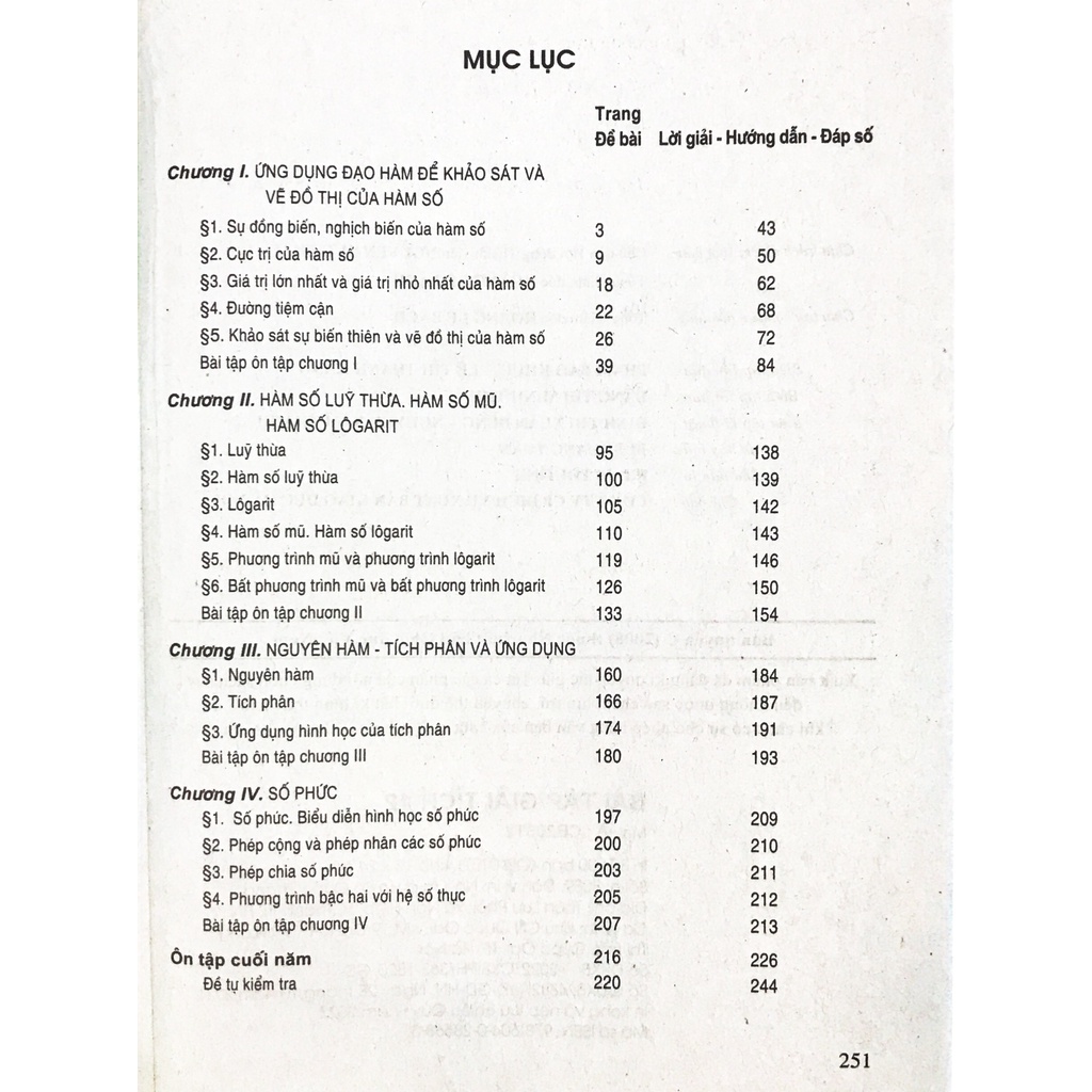 Sách - Bài tập Giải tích 12 - NXB Giáo dục -Bán kèm 1 bút bi