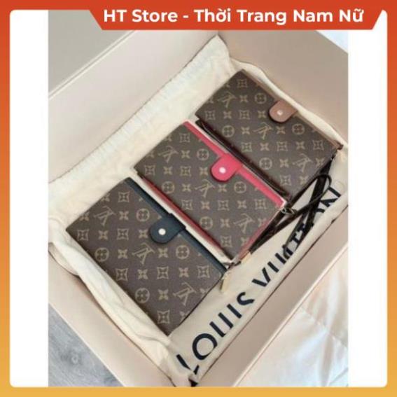 VÍ NỮ LV CẦM TAY THỜI TRANG SANG CHẢNH SUPER VIP FULL BOX , VÍ CLUTCH HOẠ TIẾT LV 3 MÀU DA XỊN NHIỀU NGĂN HT Store