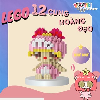 [CỰC SỐCC 🔥] MÔ HÌNH CUNG XỬ NỮ LEGO 3D 12 CUNG HOÀNG ĐẠO ĐÁNG YÊU 🧩🧩 - VOOTRI OFFICE