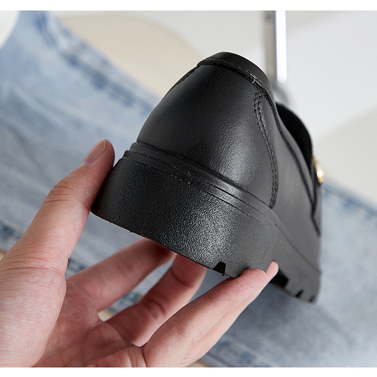 Giày Oxford Da Mềm Thoải Mái Phong Cách retro Anh Quốc Cho Nữ