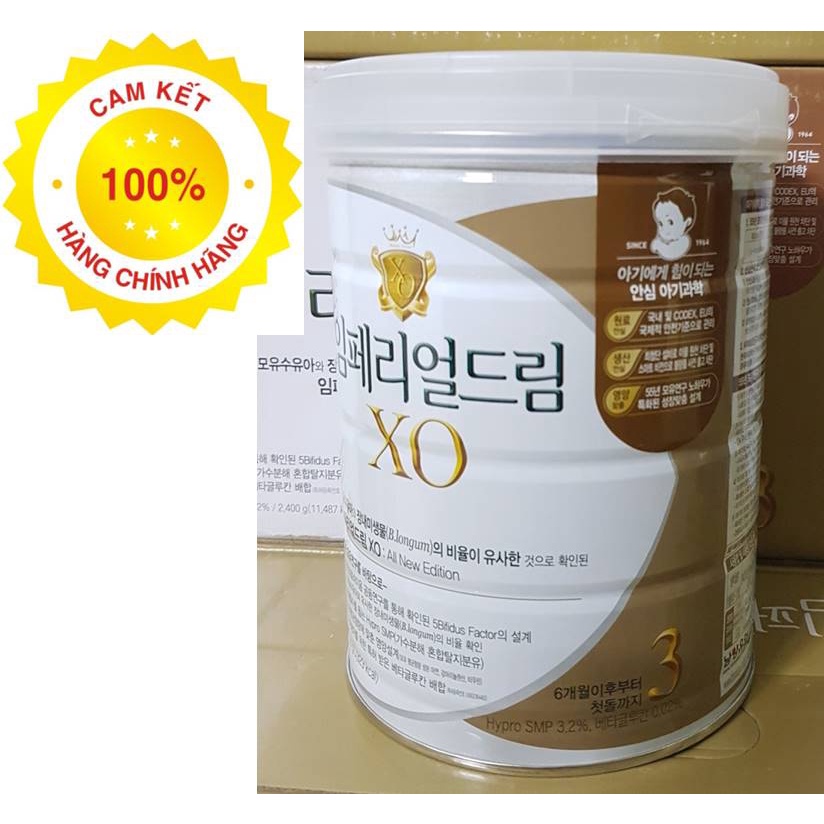Sữa XO Hàn Quốc Số 3 800g