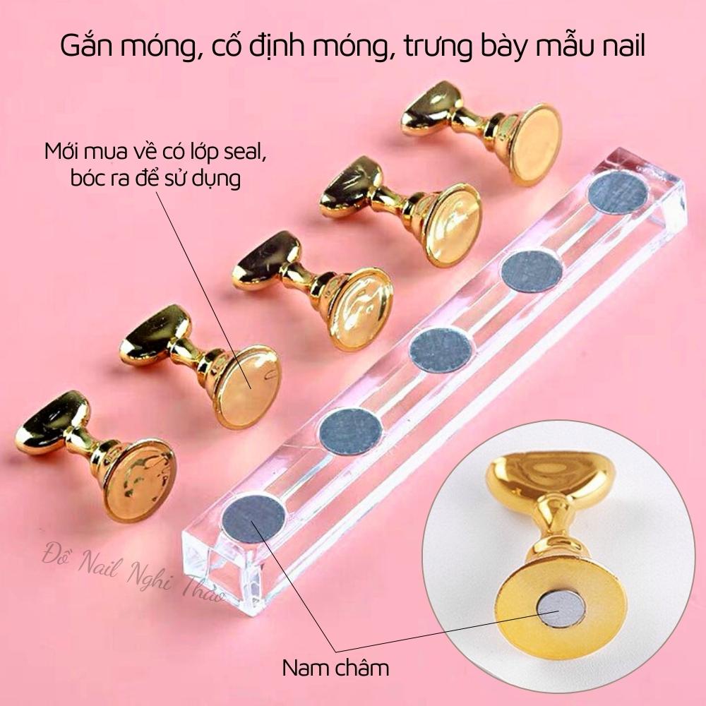 Chân đế nam châm JELIVA gắn móng giả