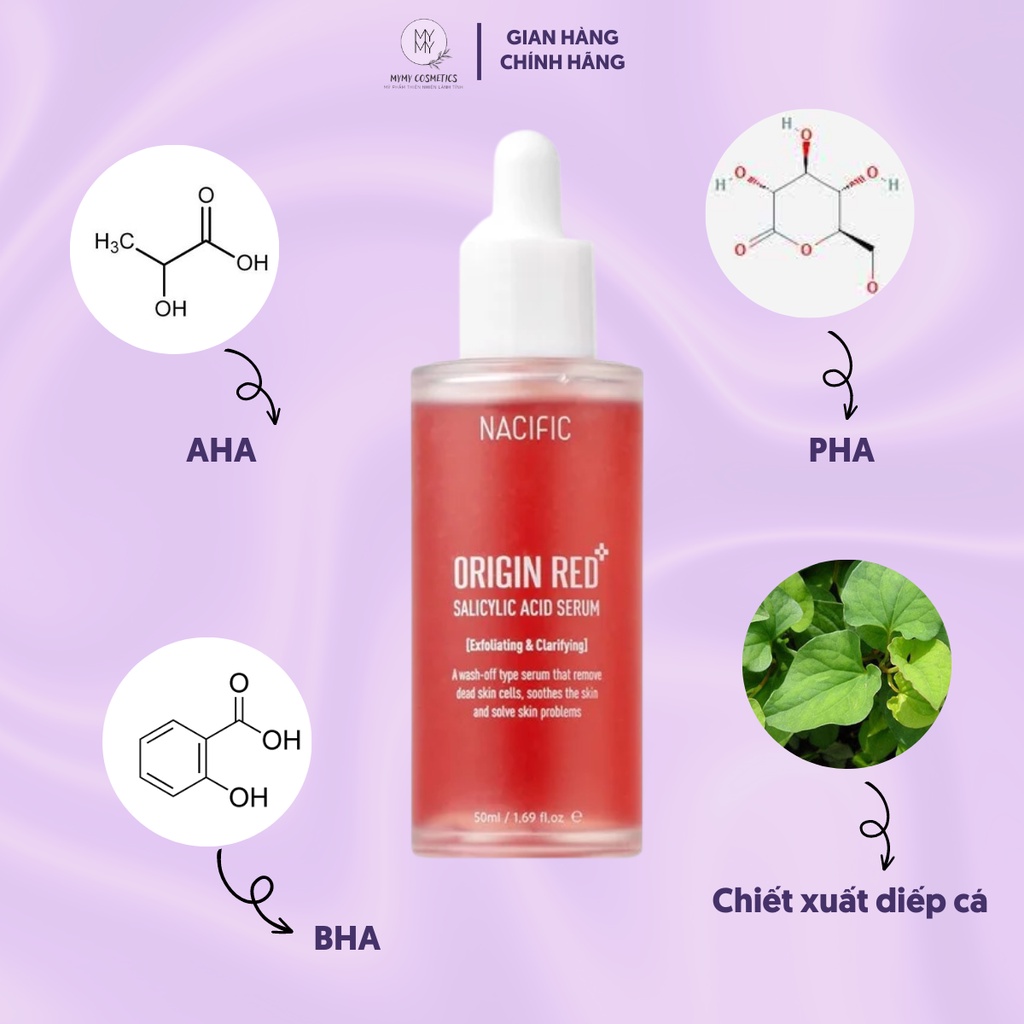 Tinh Chất Tẩy Tế Bào Chết Nacific Origin Red Salicylic Acid Serum 50ml