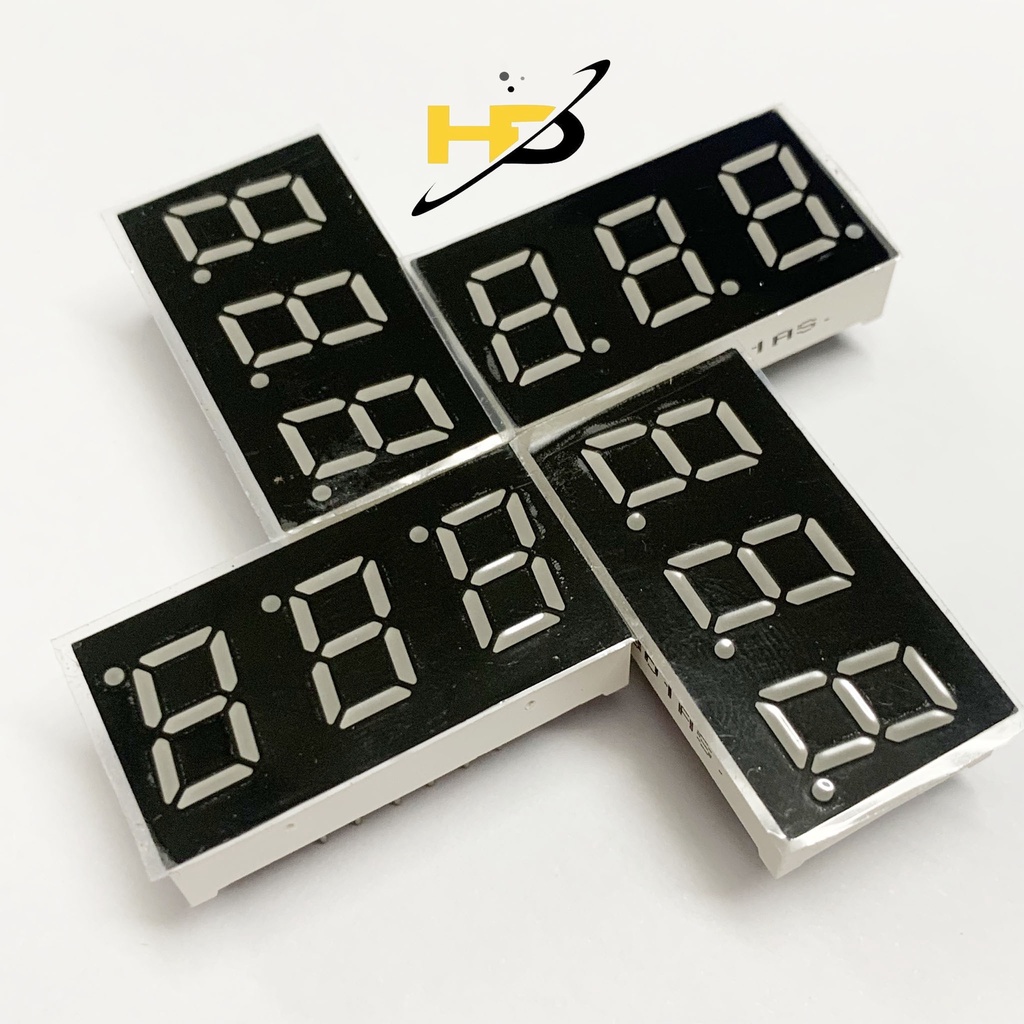 Led 7 Thanh 3 Số Màu Đỏ 0.4 inch Katot Chung