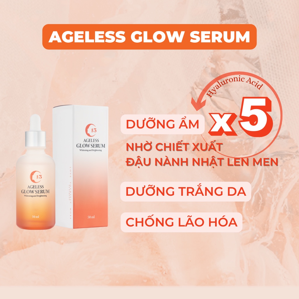 Bộ Chăm Sóc Da Flower Skin Chống Lão Hóa, Dưỡng Ẩm Chuyên Sâu C13 Cosmetics Thu Trang