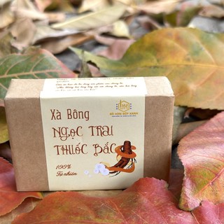 Xà bông Ngọc Trai, xà bông tự nhiên 130gr handmade 100% có giấy kiểm nghiệm hsd 18 tháng
