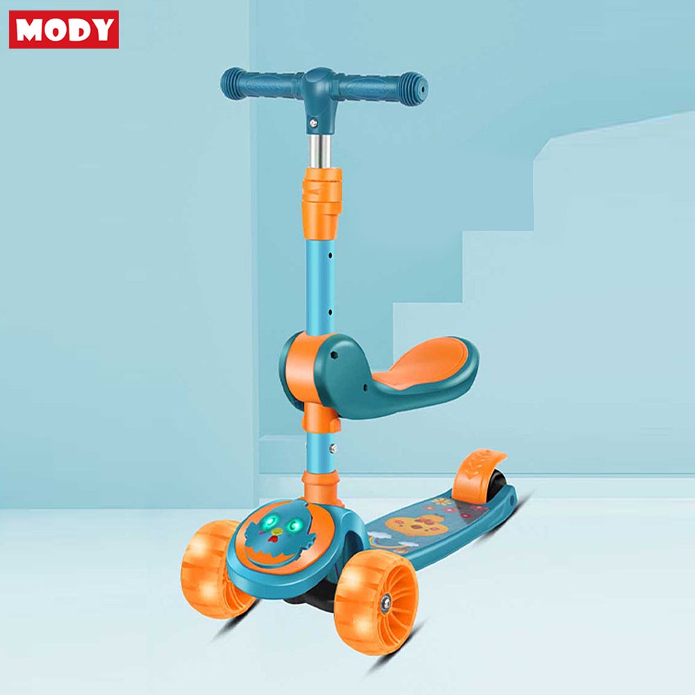 Xe scooter trẻ em cho bé 3 bánh có yên ngồi Mody M908