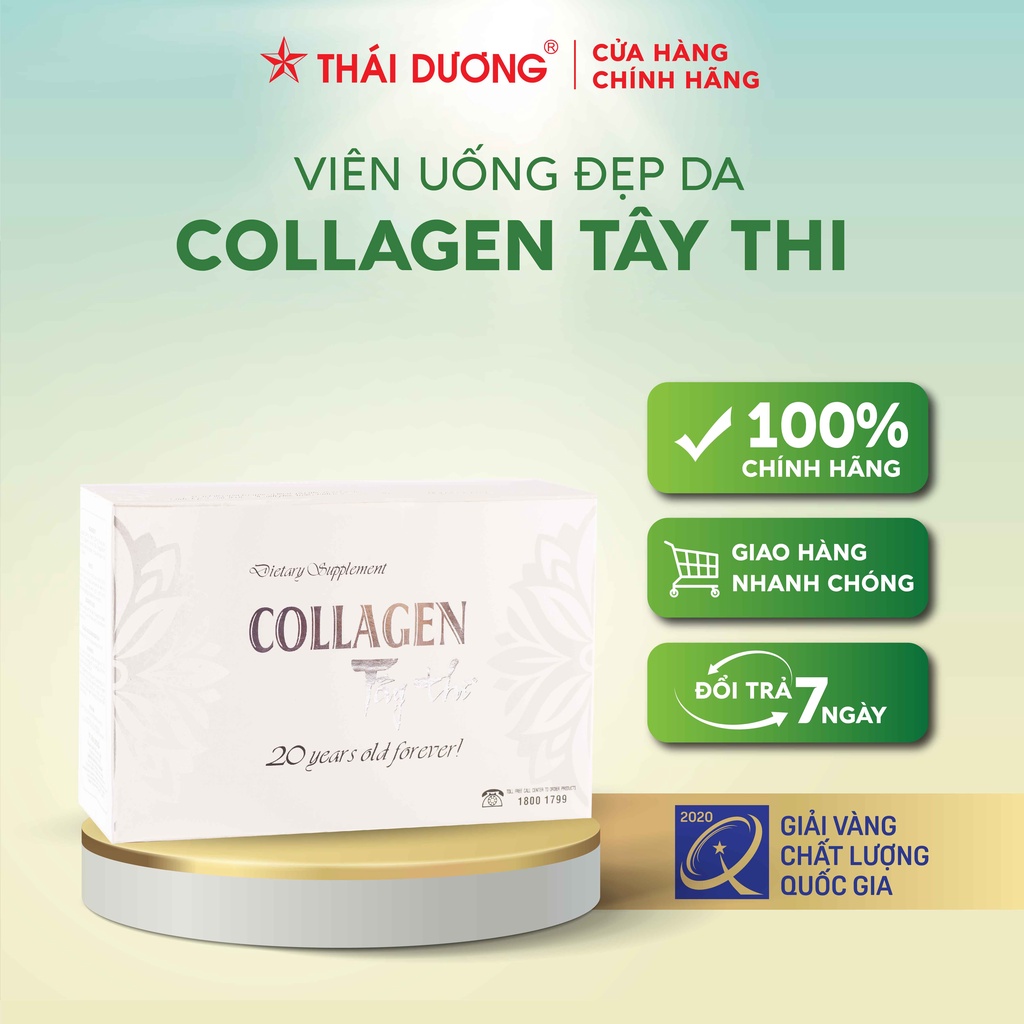 Viên uống Collagen Tây Thi mờ nám, tàn nhang Sao Thái Dương 120 viên/ hộp - Sao Thái Dương