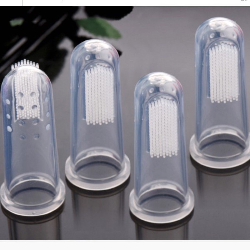 Bàn chải đánh răng cho chó mèo bằng silicon