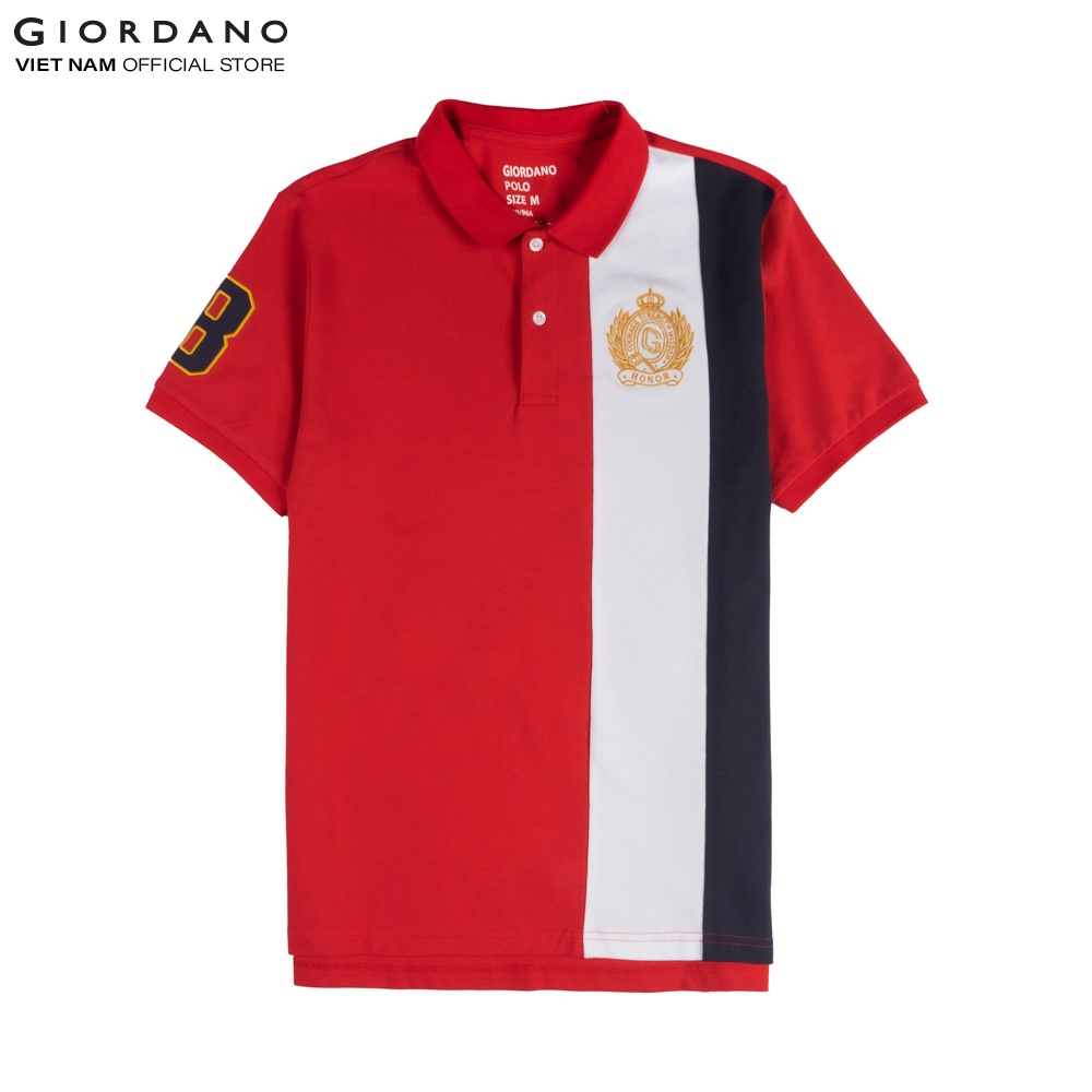 Áo Thun Ngắn Tay Có Cổ Nam Polo Giordano 01010322