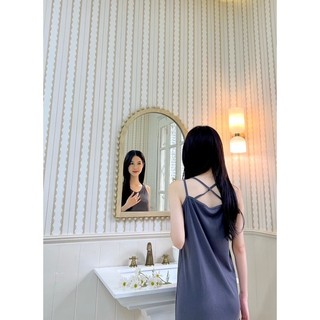 (Hàng sẵn) MIJIN.CO: Đầm 2 dây basic vải thun tăm IZZY DRESS