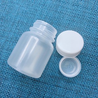 Lọ nhựa rỗng 15ml có nắp đậy (combo 100 lọ) , set 100 chai chiết mỹ phẩm cao cấp không mùi 15ml