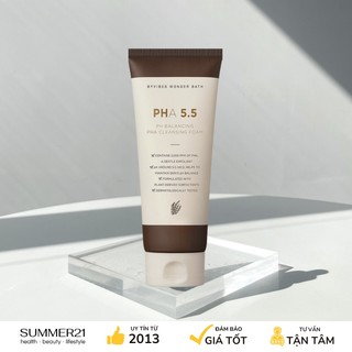 Sữa rửa mặt byvibes wonder bath pha 5.5 ph balancing pha cleansing foam 130ml