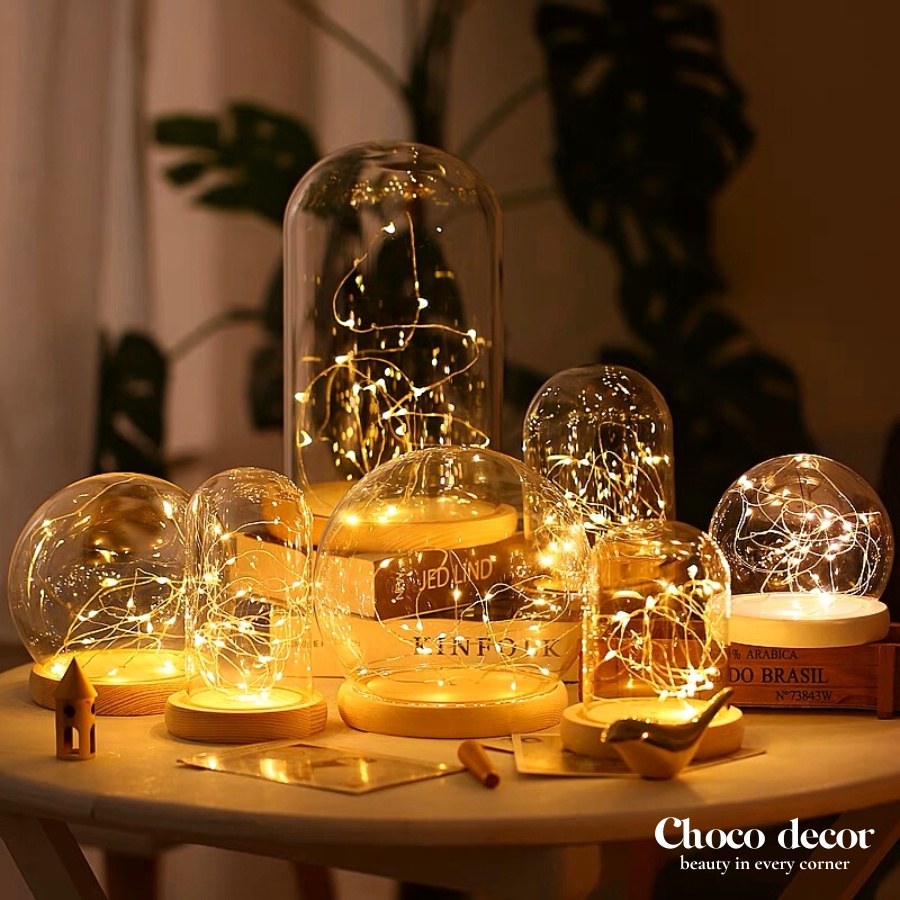 Dây đèn led trang trí fairylight đom đóm có sẵn pin