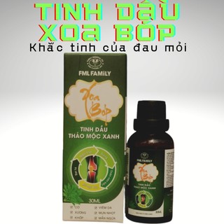 Tinh dầu xoa bóp Thảo Mộc Xanh chiết xuất hoàn toàn từ dược liệu và tinh dầu thiên nhiên khắc tinh