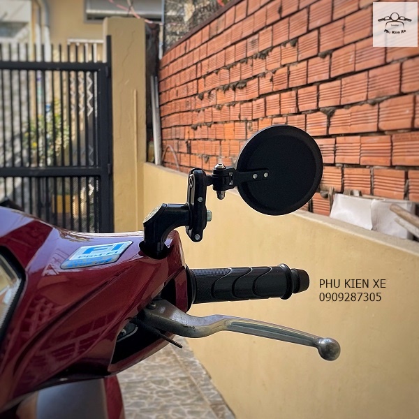 Gương Tròn Vespa Honda Có Gập Xoay