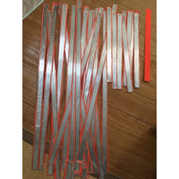 Thước sắt 50cm 60cm 1 mét và inh đẹp