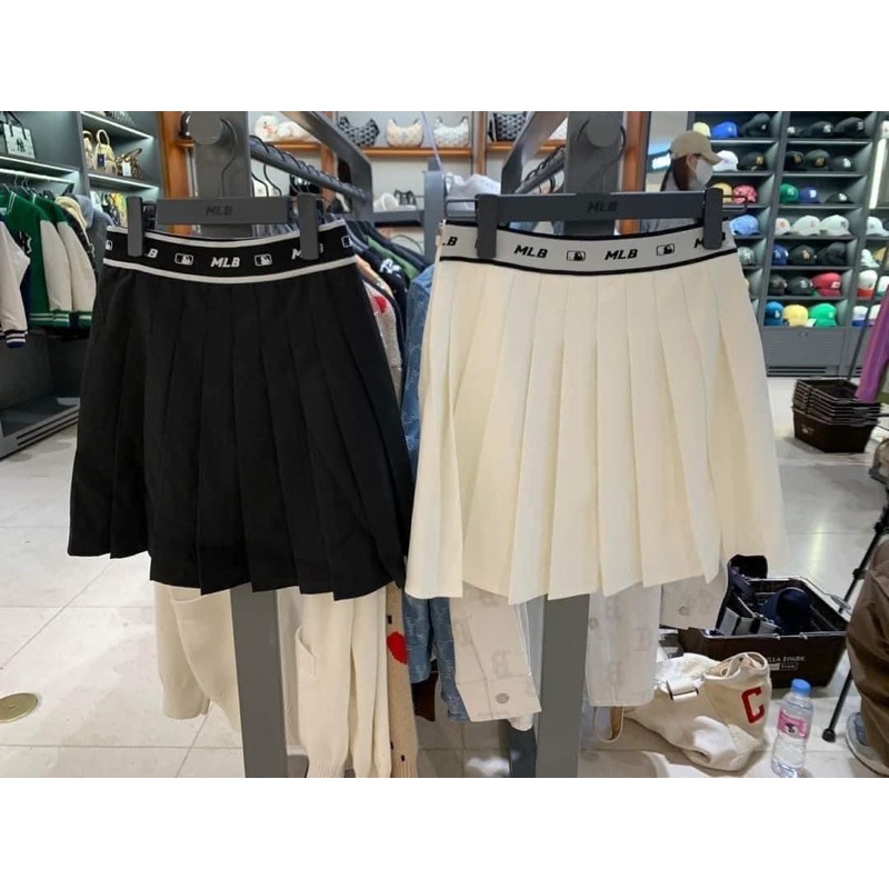 Chân váy MLB xếp ly