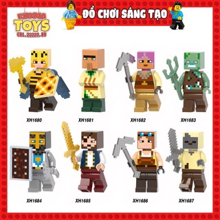Xếp hình Minifigure nhân vật trò chơi My World : Minecraft - Đồ Chơi Lắp Ghép Sáng Tạo - XINH X0310