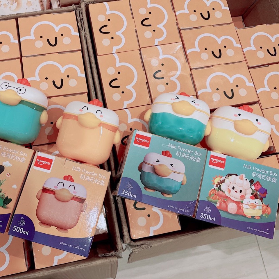 HỘP ĐỰNG SỮA  CON GÀ SIÊU DỄ THƯƠNG