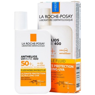 Larocheposay - Kem Chống Nắng Shaka Fuilde Anthelios Invisible dạng sữa lỏng nhẹ không nhờn rít 50ml