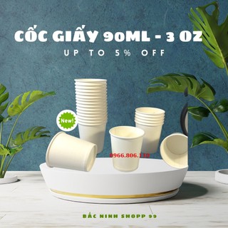50 cốc giấy 90ml_3oz cao cấp chất lượng nhật bản dùng 1 lần