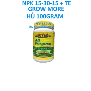 Phân bón lá npk 15-30-15+ te 100gram