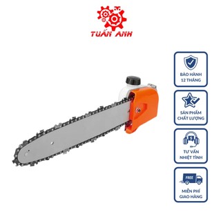 Đầu cưa cành lắp máy cắt cỏ thiết kế dạng lam xích chất liệu hợp kim chống mòn cho máy động cơ 2 thì