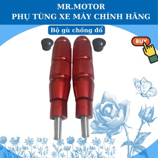 Gù chống đổ sau Rizoma lắp các loại xe máy chất liệu nhôm CNC nhiều màu sắc( Giá 1 đôi)