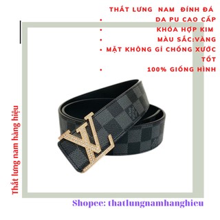 Thắt Lưng Nam Đính Đá, Dây Nịt Nam Thời Trang Cao Cấp