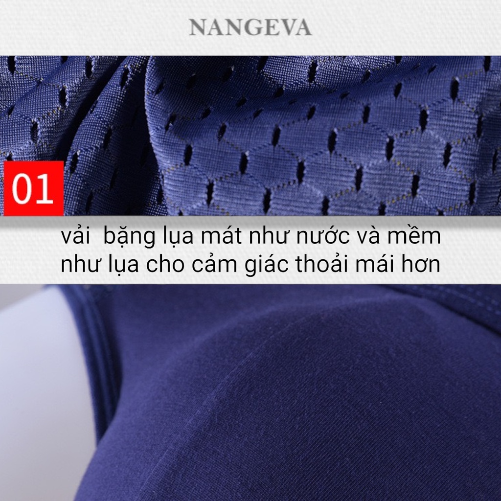 Quần xì lưới lưng nhỏ và lưng lớn nhật thông hơi thoáng khí chất băng lụa cao cấp NANGEVA