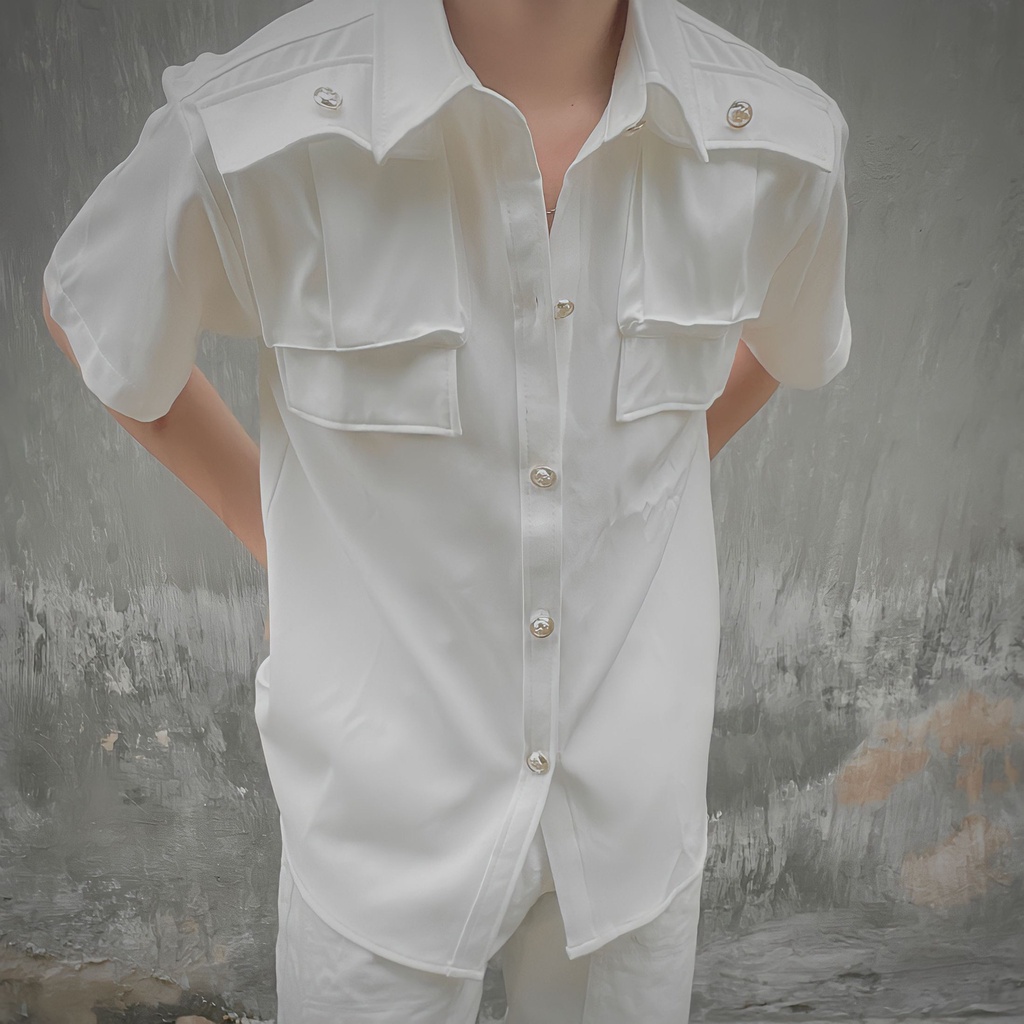 Mẫu sơmi nam cộc tay hàn quốc siêu phầm mùa hè s43