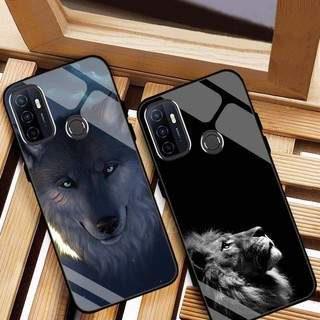 Ốp Lưng OPPO A53 Mặt kính cường lực Cao Cấp, Sang Trọng thiết kế Độc Quyền