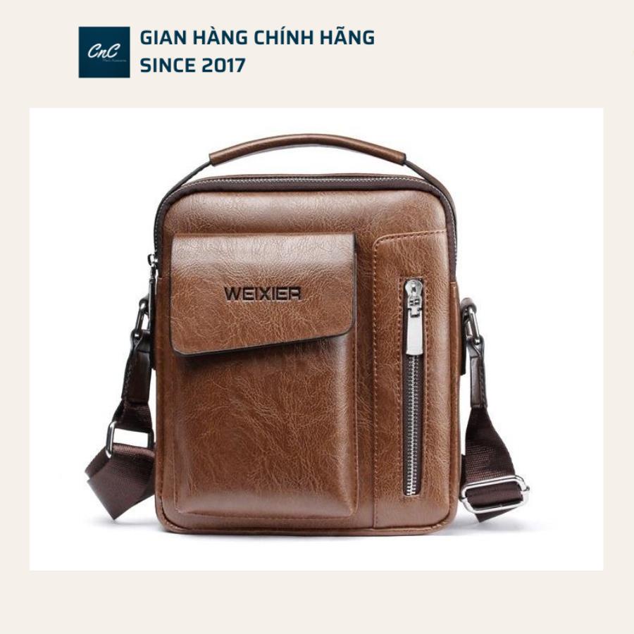 HÀNG NHẬP Túi Đeo Chéo Nam CHICHI FASHION TDN24 DA CAO CẤP ĐỰNG IPAD 10 INCH (Loại 1)