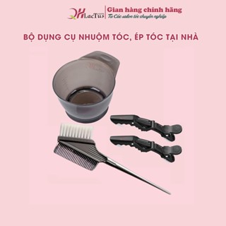 Bộ dụng cụ hỗ trợ nhuộm tóc tại nhà QH Lactus season