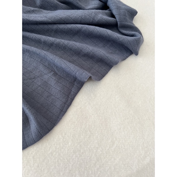 Vải thun cotton thông hơi tông màu Hàn