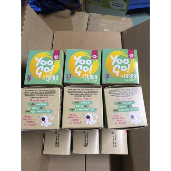 [Date 2024] Trà thảo mộc Yoo Go Turbo Tea chính hãng hỗ trợ giảm cân, giảm mỡ, thải độc, thanh lọc cơ thể - 30 gói
